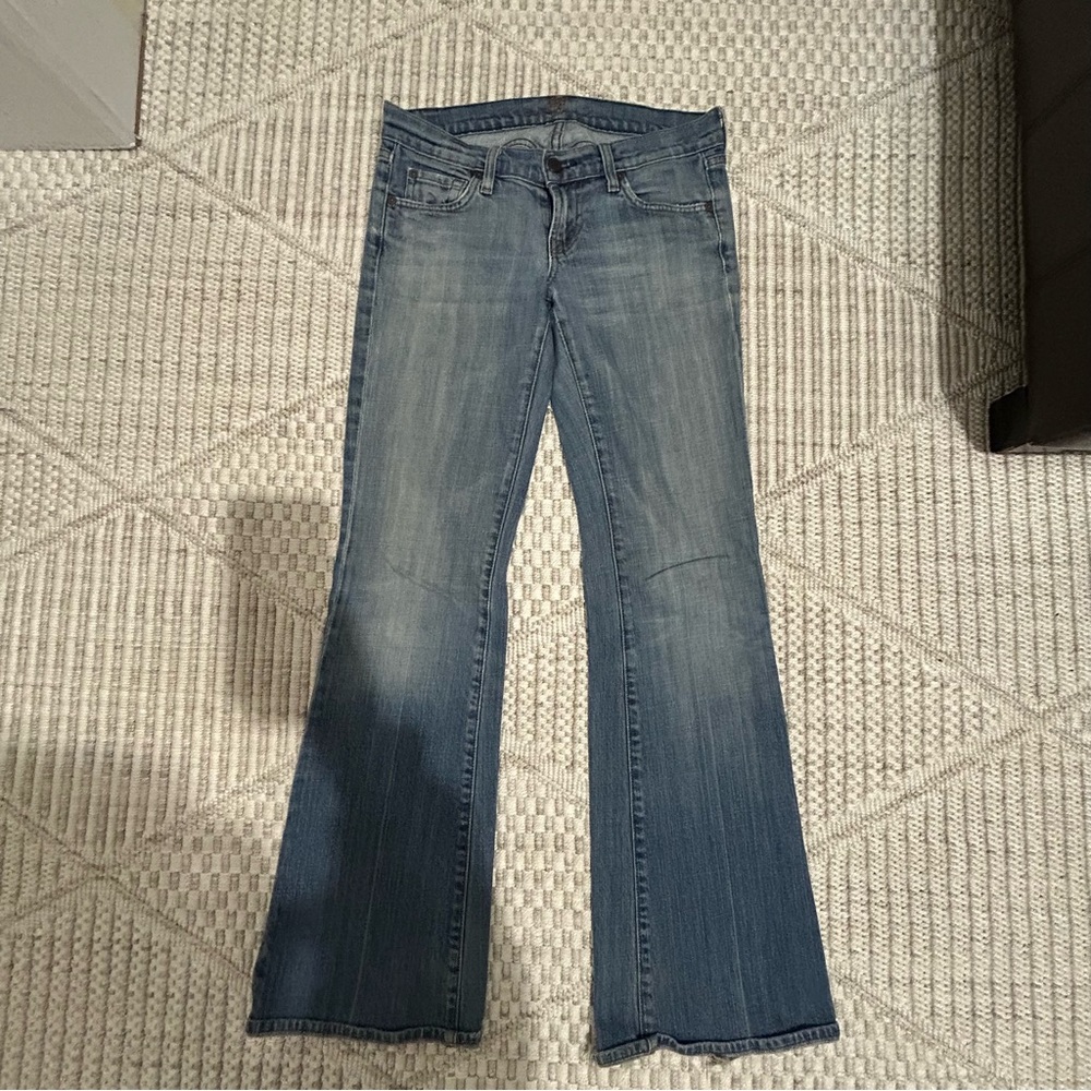 7 For All Mankind Vintage low rise jeans
